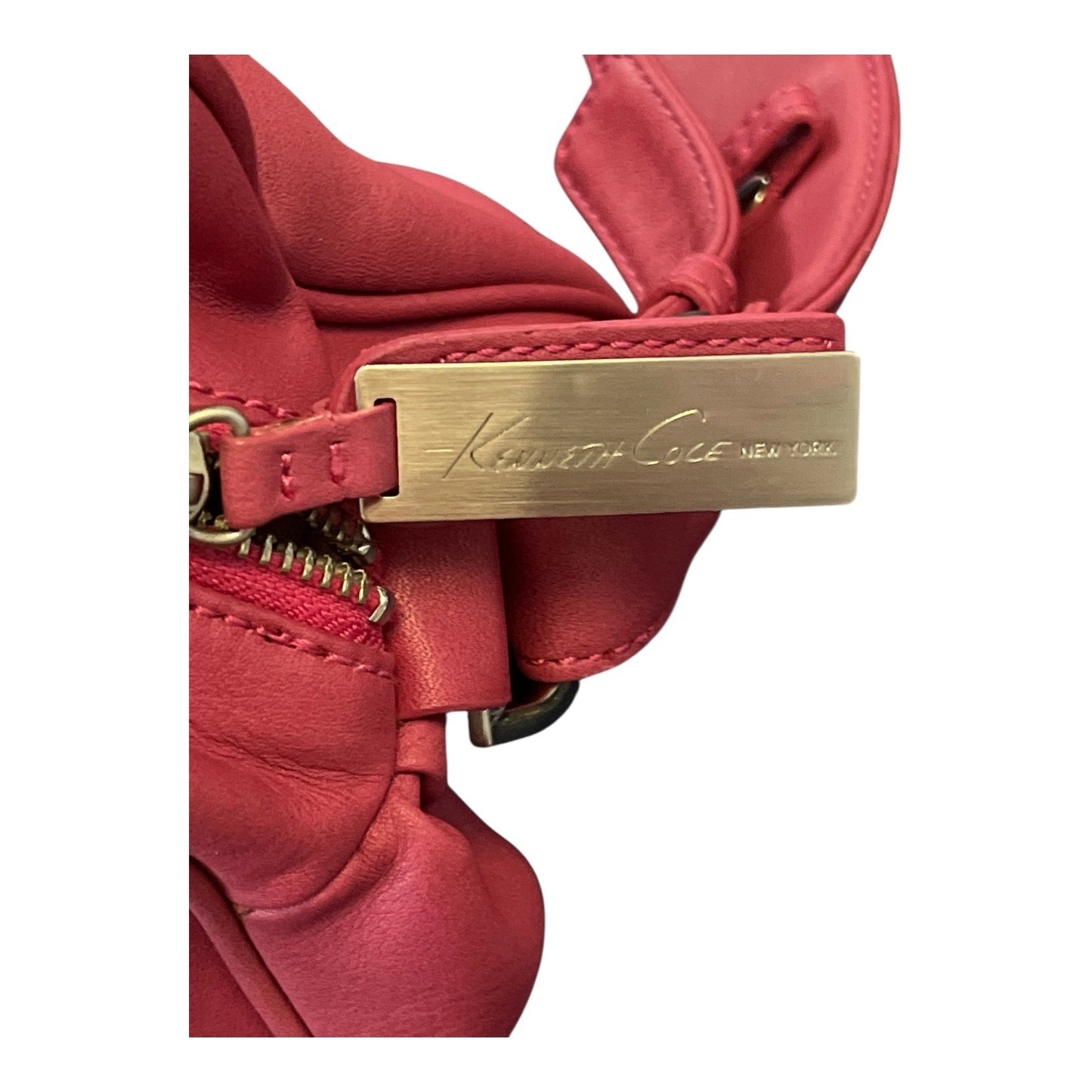 Kenneth Cole Reaction Hot Pink Satchel Handbag – Faux Leather