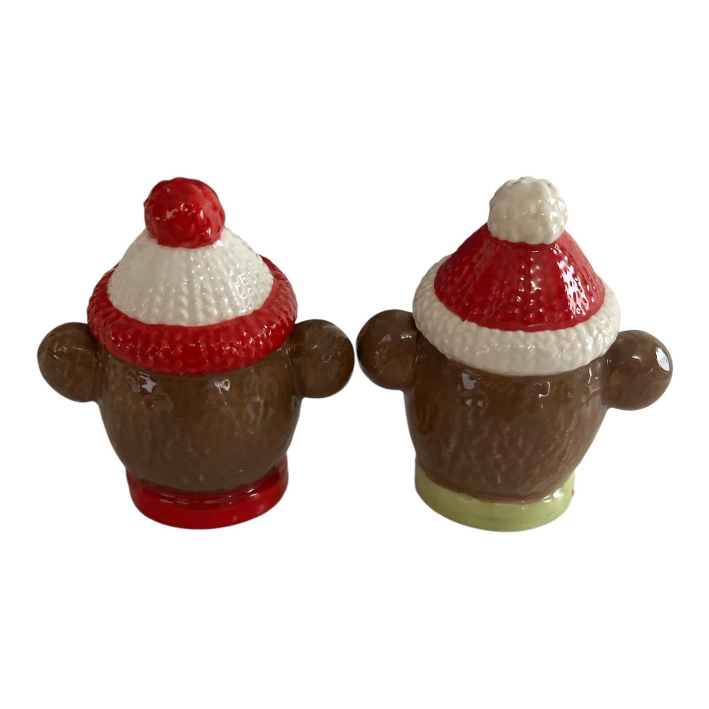 Cracker Barrel Sock Monkey Salt & Pepper Shakers – Handmade Christmas – 2005 Era