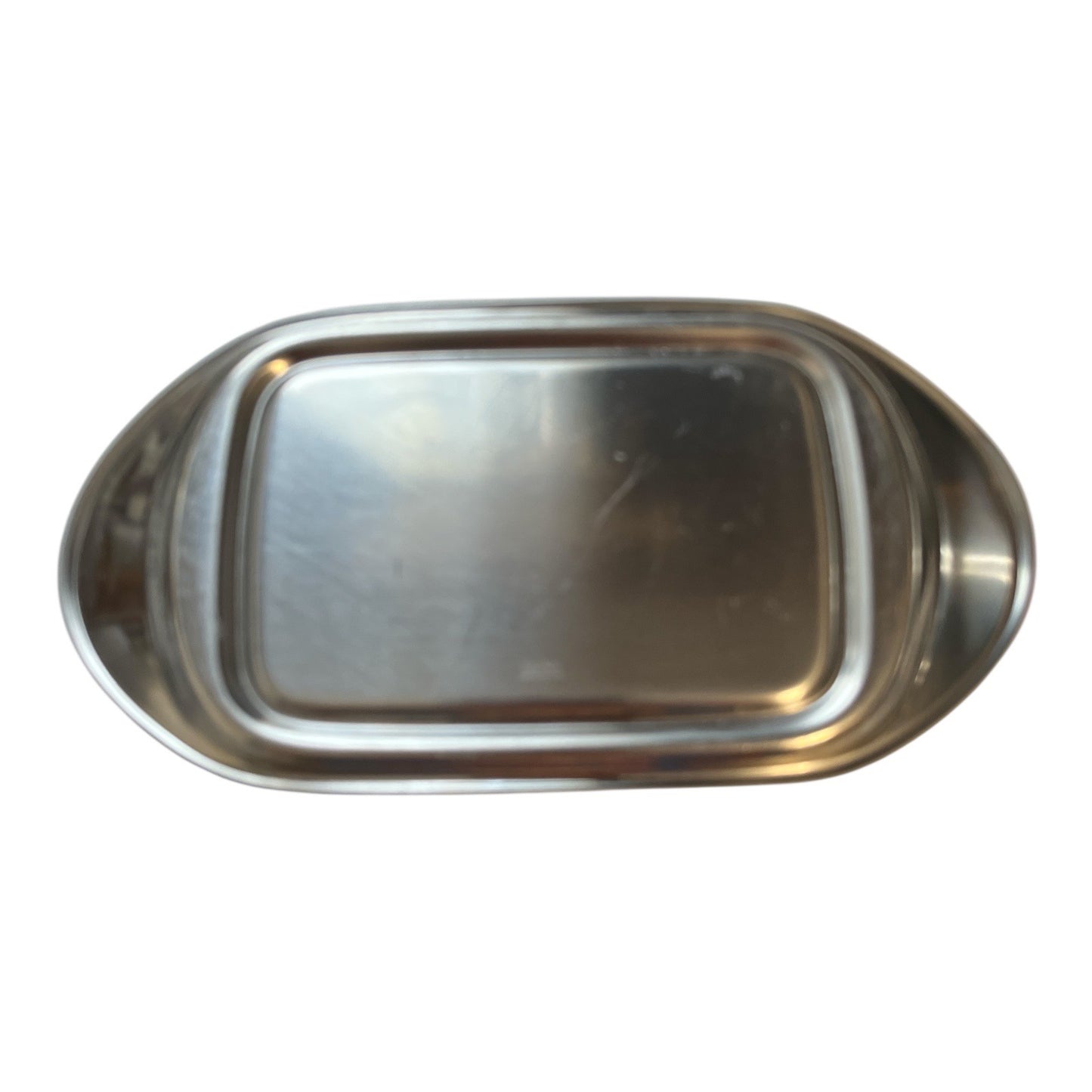 Vintage Tischfein 18/8 Stainless Steel Tray – Made in Germany – Classic Oval Design