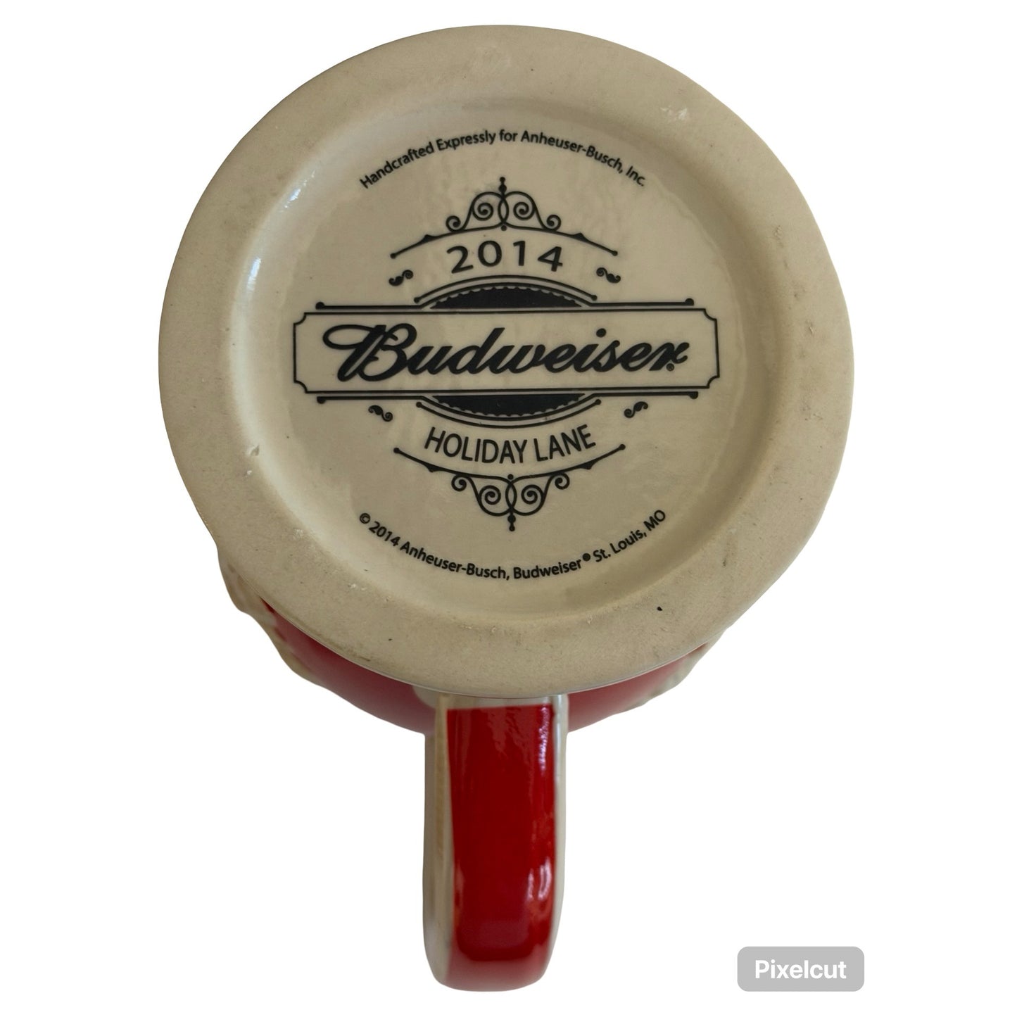 2014 Budweiser Holiday Stein Clydesdales Beer Mug w Box COA Anheuser Busch