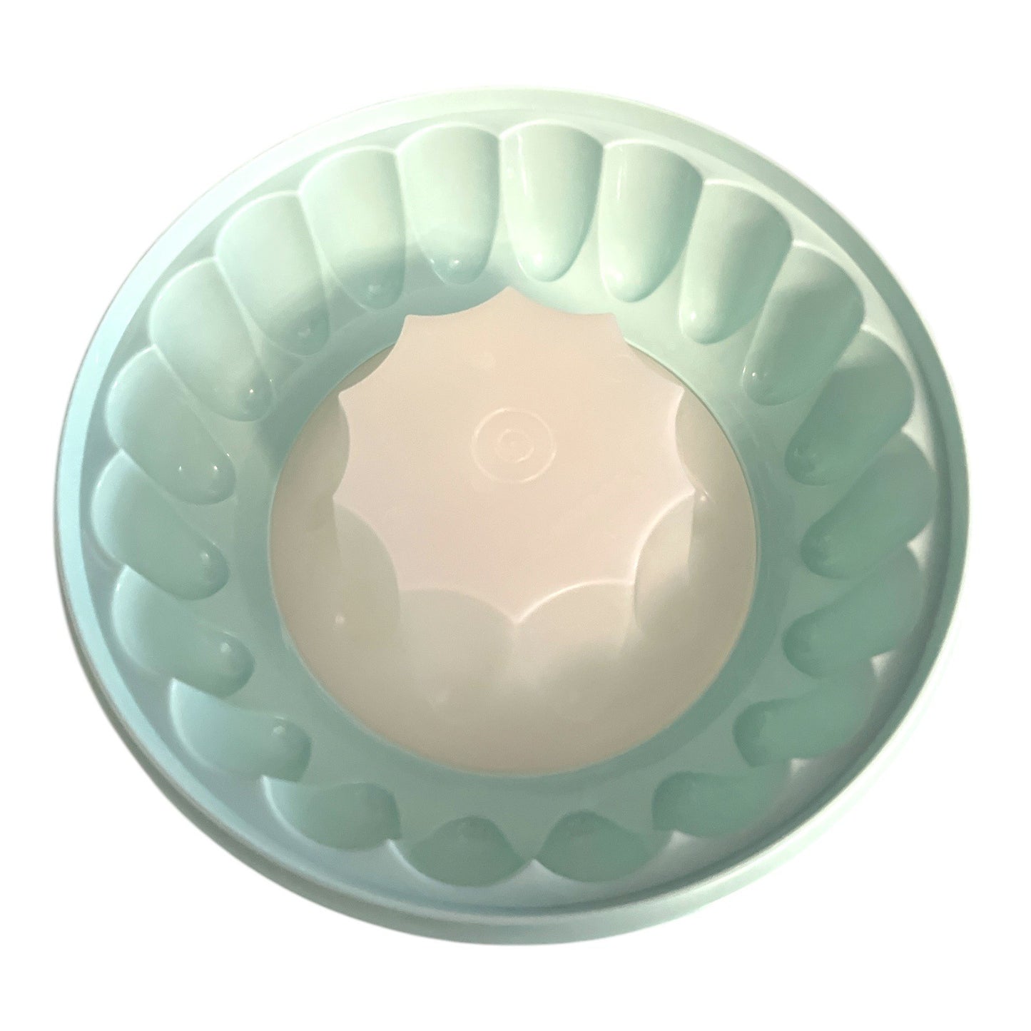 Vintage Tupperware Jel-N-Serve Mold with Lid – Mint Green – Gelatin or Salad Mold