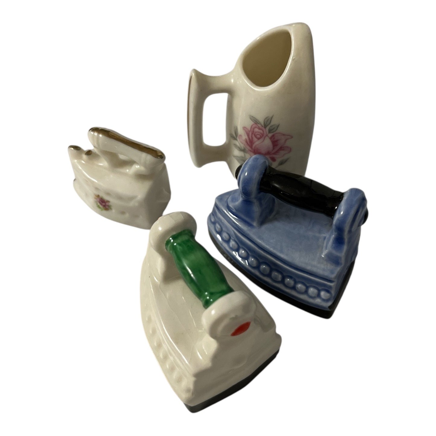 Vintage Goebel Porcelain Miniature Irons & More – West Germany Collectible Figurines