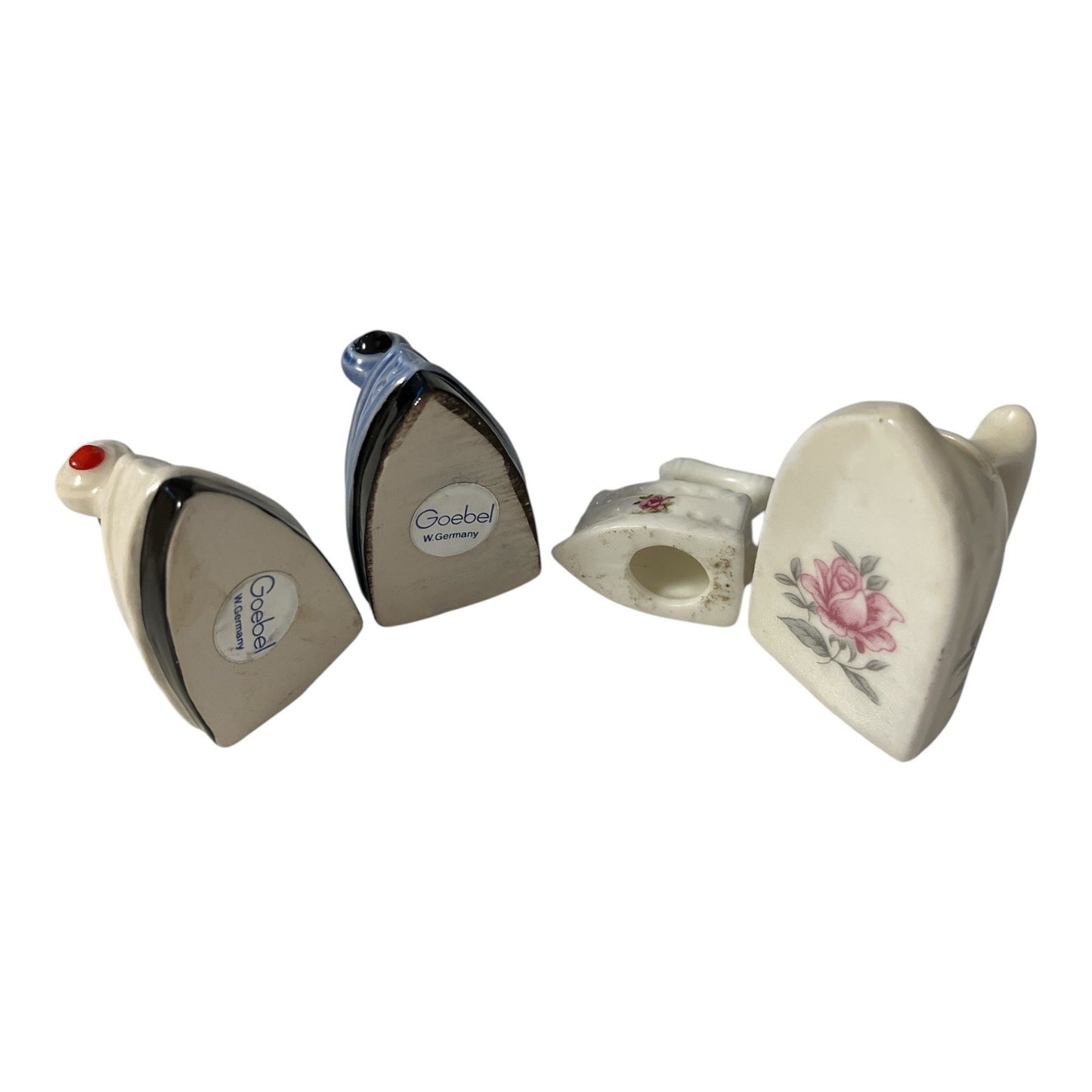 Vintage Goebel Porcelain Miniature Irons & More – West Germany Collectible Figurines