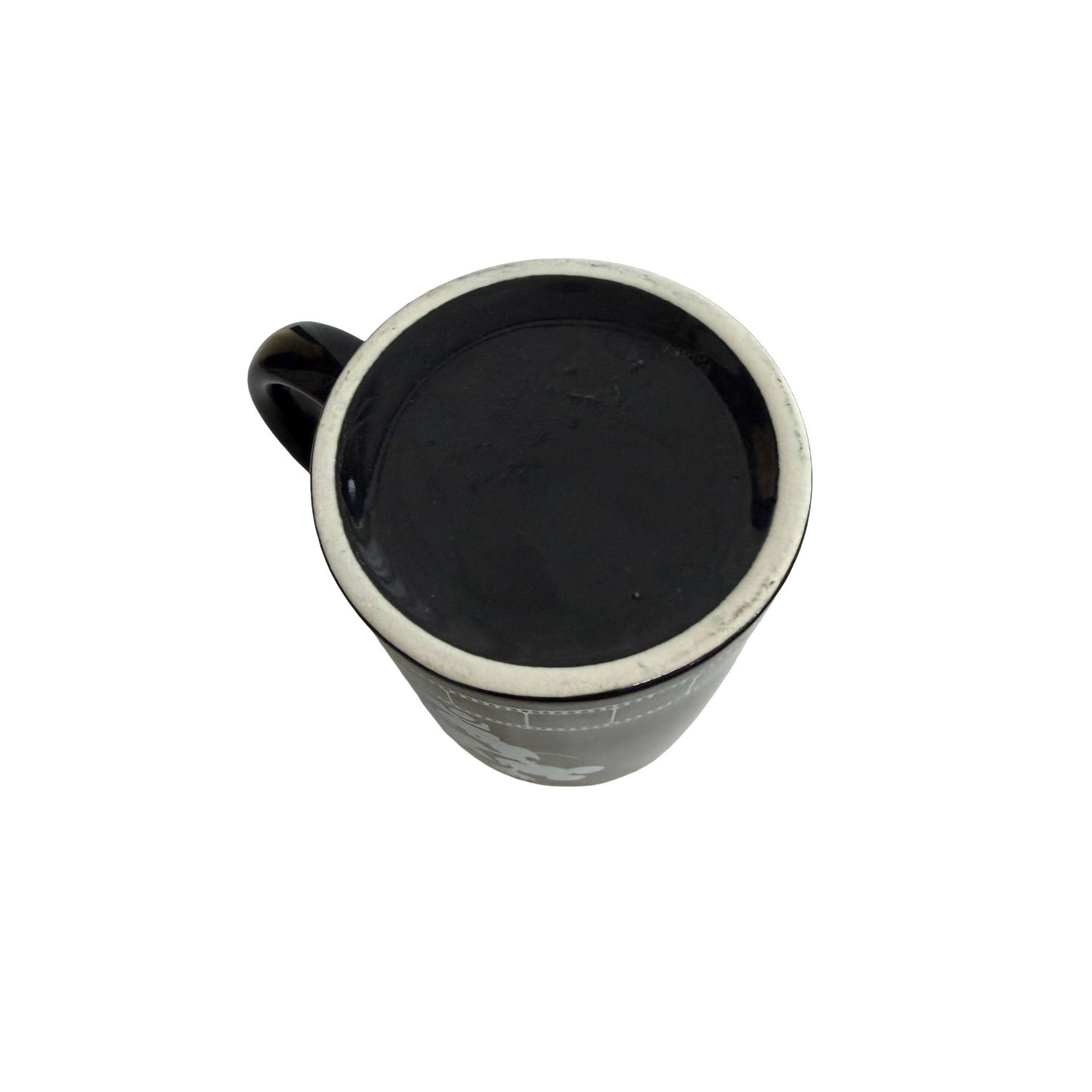 Vintage Disney MGM Studios Black Coffee Mug Mickey Movie Camera Walt Disney World