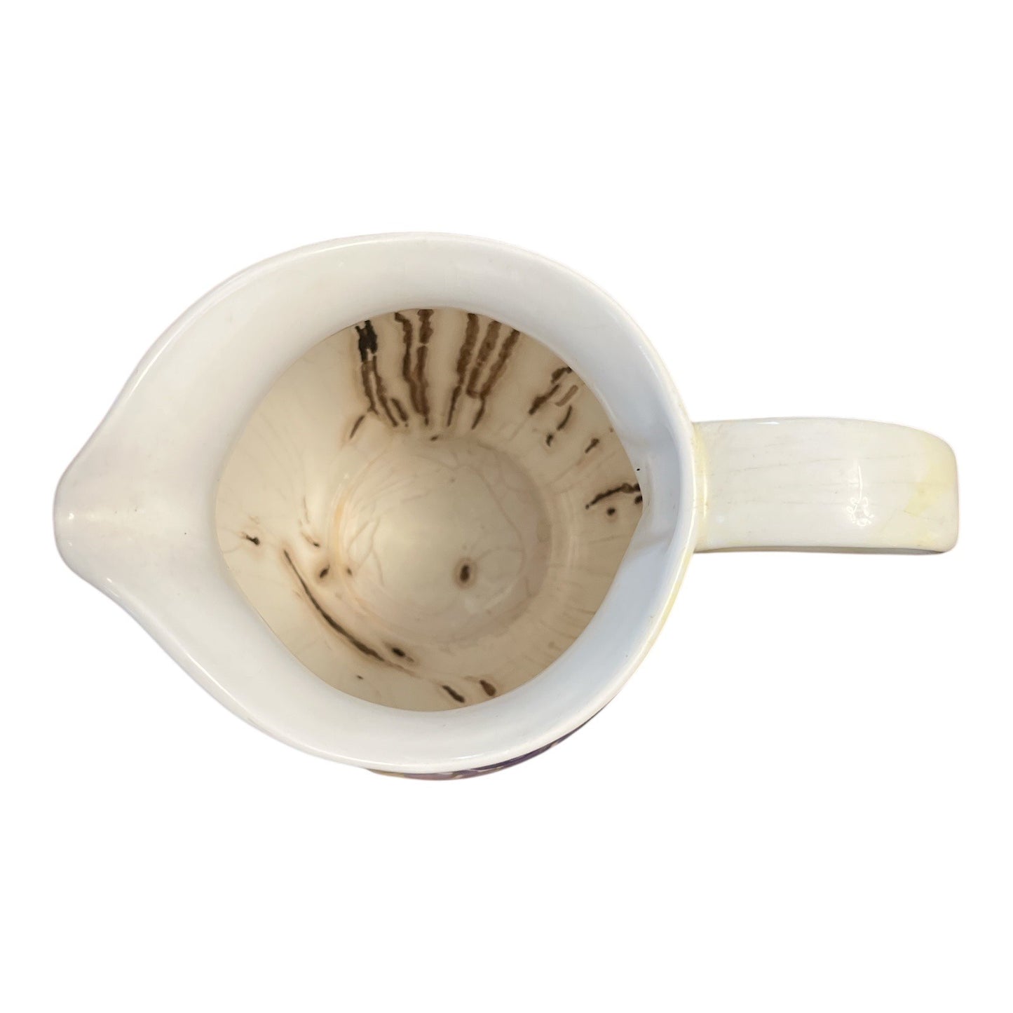 1980s-90s La Ceramica V.B.C. Hand-Painted Fruit Pitcher – Made in Italy