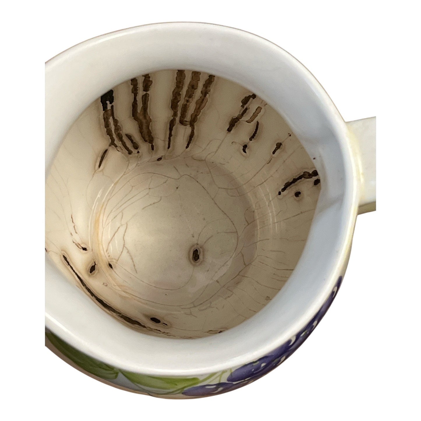 1980s-90s La Ceramica V.B.C. Hand-Painted Fruit Pitcher – Made in Italy