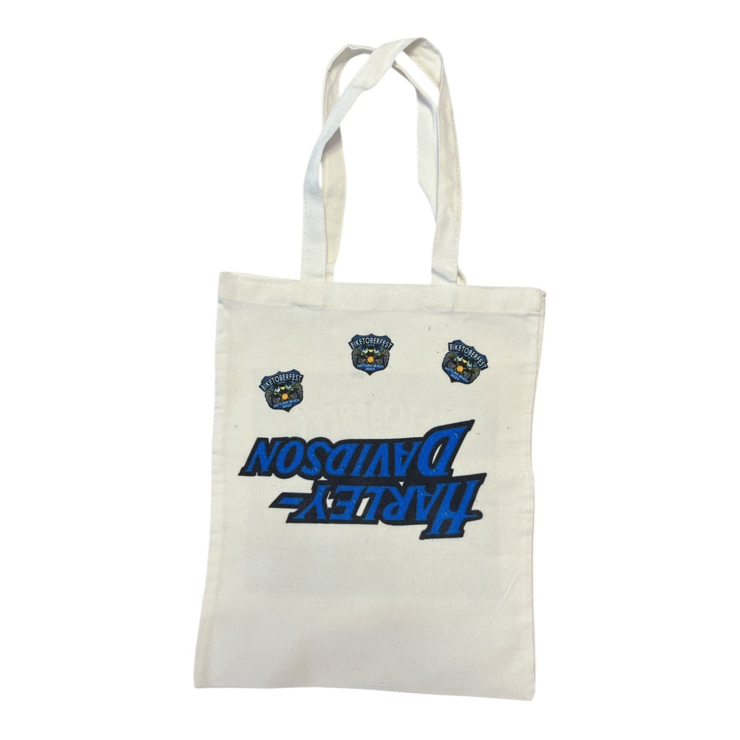 2023 Biketoberfest Harley-Davidson Canvas Tote Bag – Daytona – RARE Printing Error