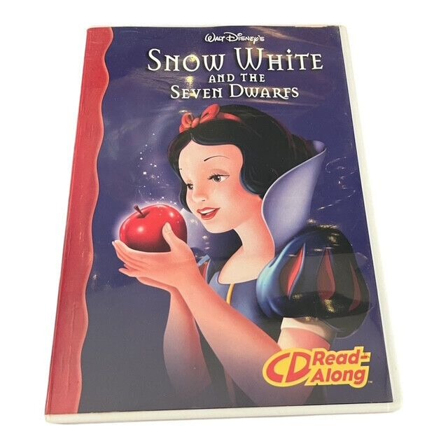 Vintage 1990s Disney Snow White Read-Along CD & Cassette Tape Set – Very Good Condition