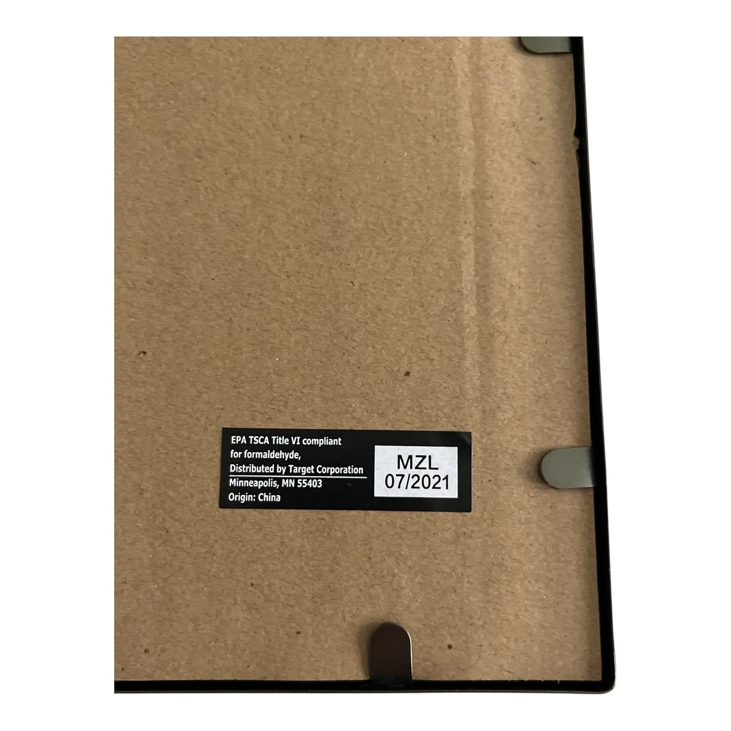 Christmas Tree Ornaments Framed Wall Art – 7x7 Vintage-Style Print with Chain Hanger (Target 2021)