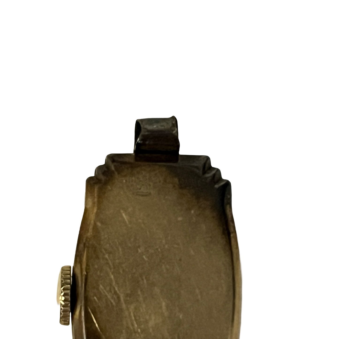 Vintage Elgin Art Deco Wristwatch Gold Filled Rectangular Case 1.25 Inch Untested