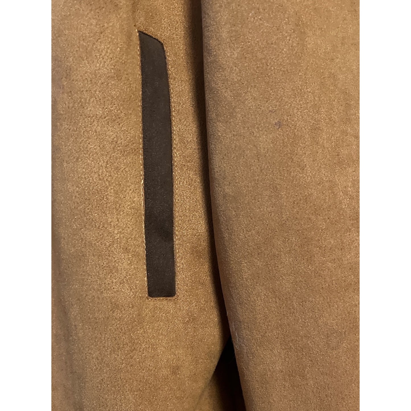 Vintage 90s-2000s Carhartt Sherpa-Lined Suede-Look Coat – Tagged 3XLT – Fits XL/2XL – Brown Western Barn Jacket