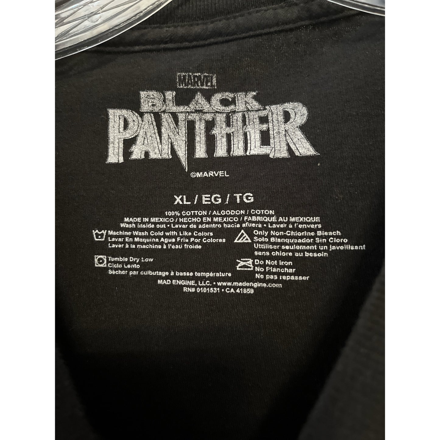 Marvel Black Panther Graphic T-Shirt – XL – Mad Engine
