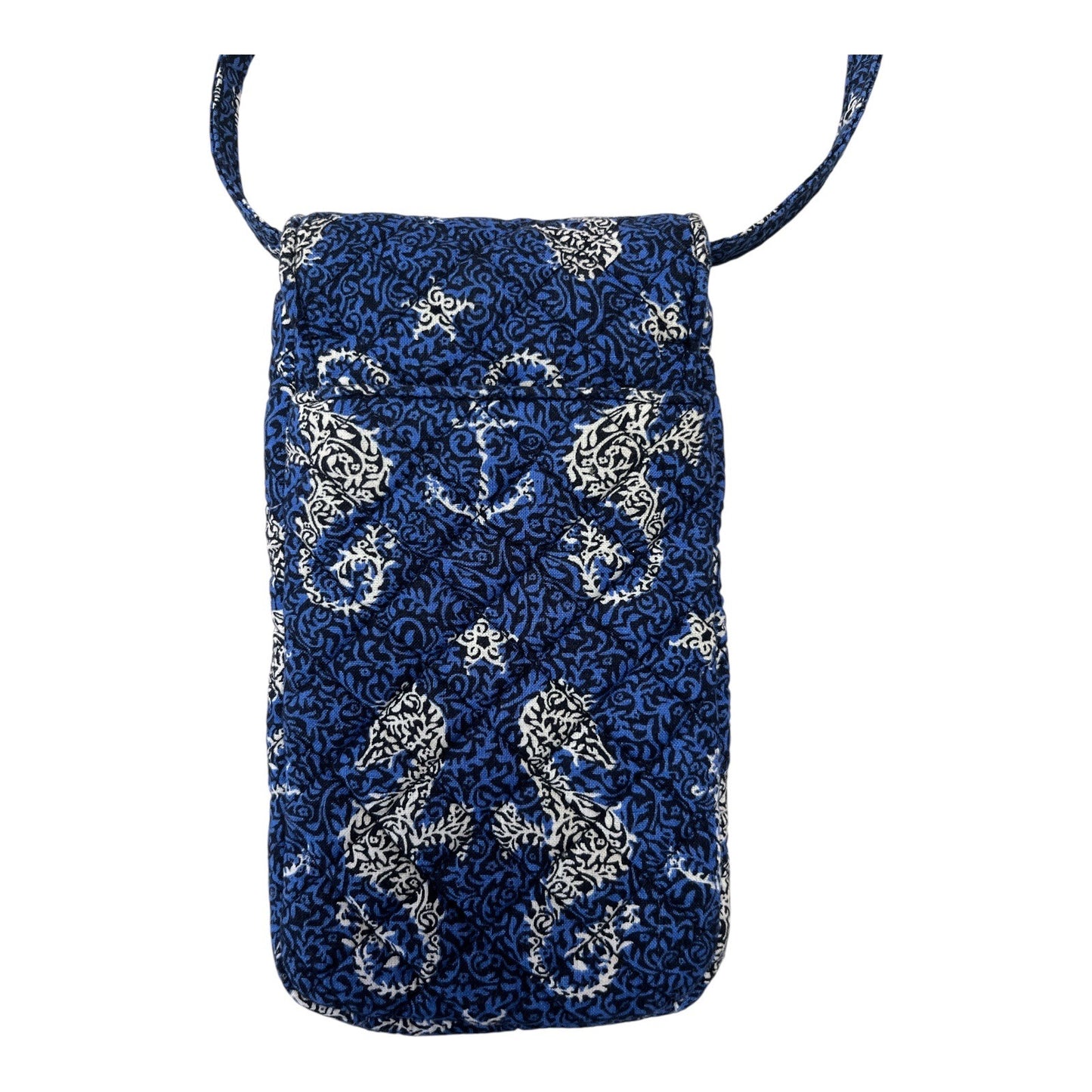 Vera Bradley Mini Crossbody Bag – Seahorse Print Quilted Cotton
