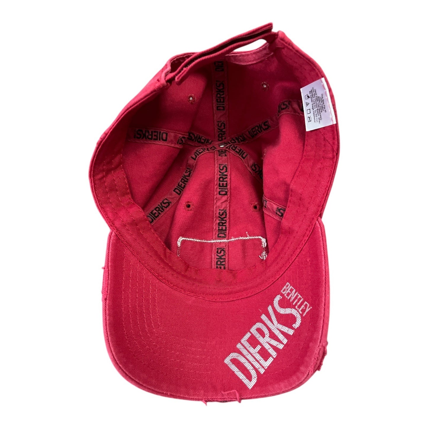 Dierks Bentley “Feel That Fire” Red Distressed Concert Hat – OSFA – Center Stage Headwear – 2009 Tour