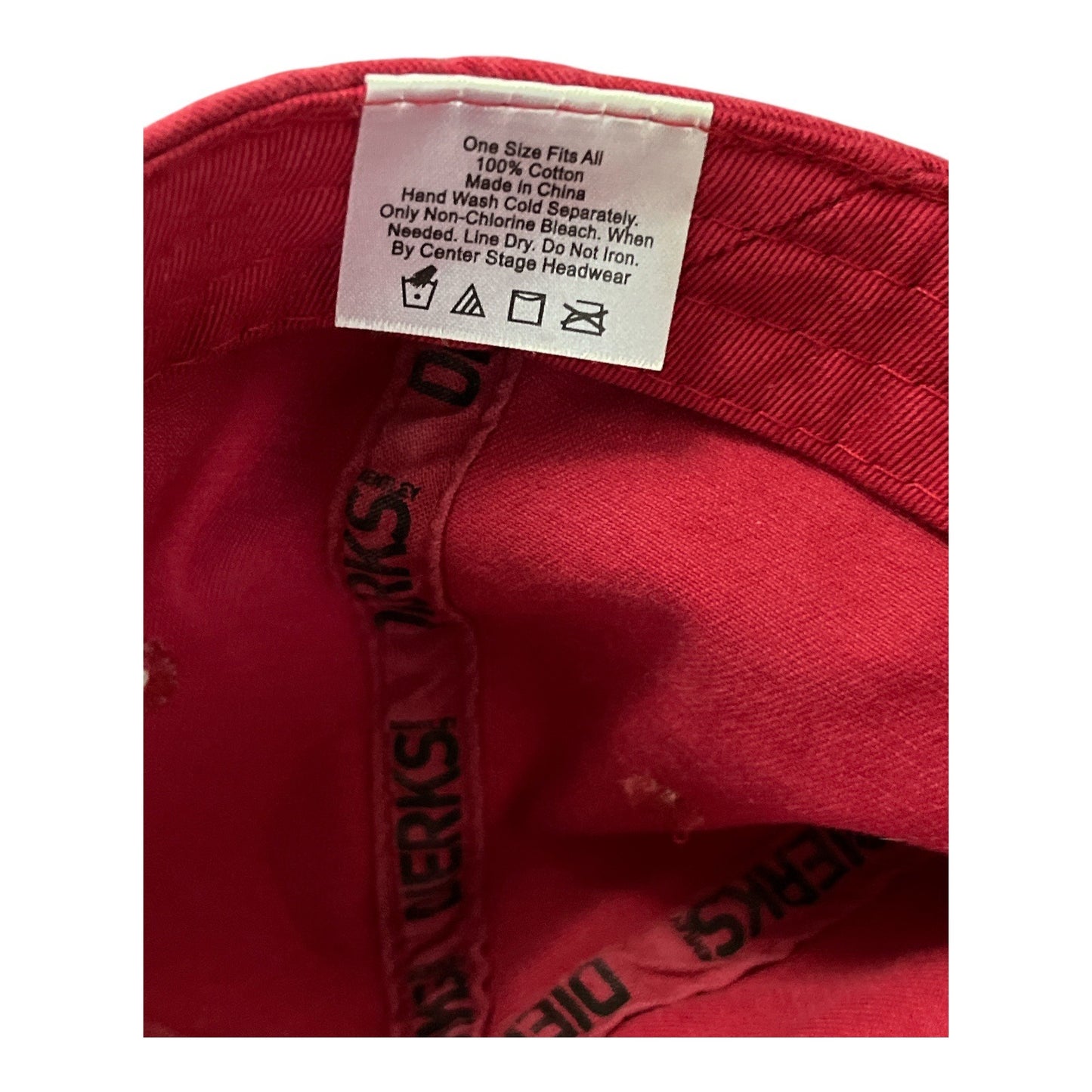 Dierks Bentley “Feel That Fire” Red Distressed Concert Hat – OSFA – Center Stage Headwear – 2009 Tour