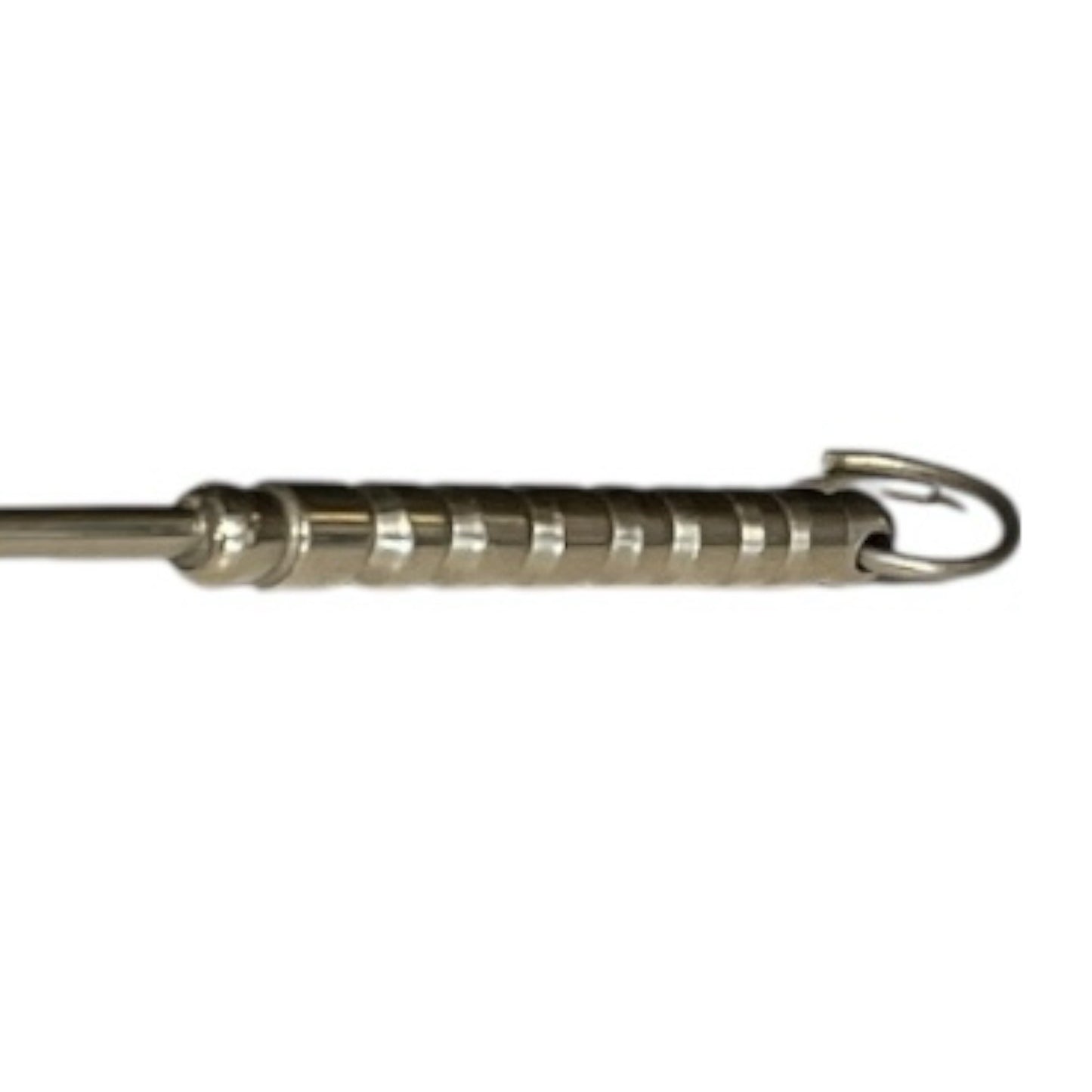 Silver Tone Metal Candle Snuffer – Long Handle, Rotating Bell, Tapered Cone – Vintage