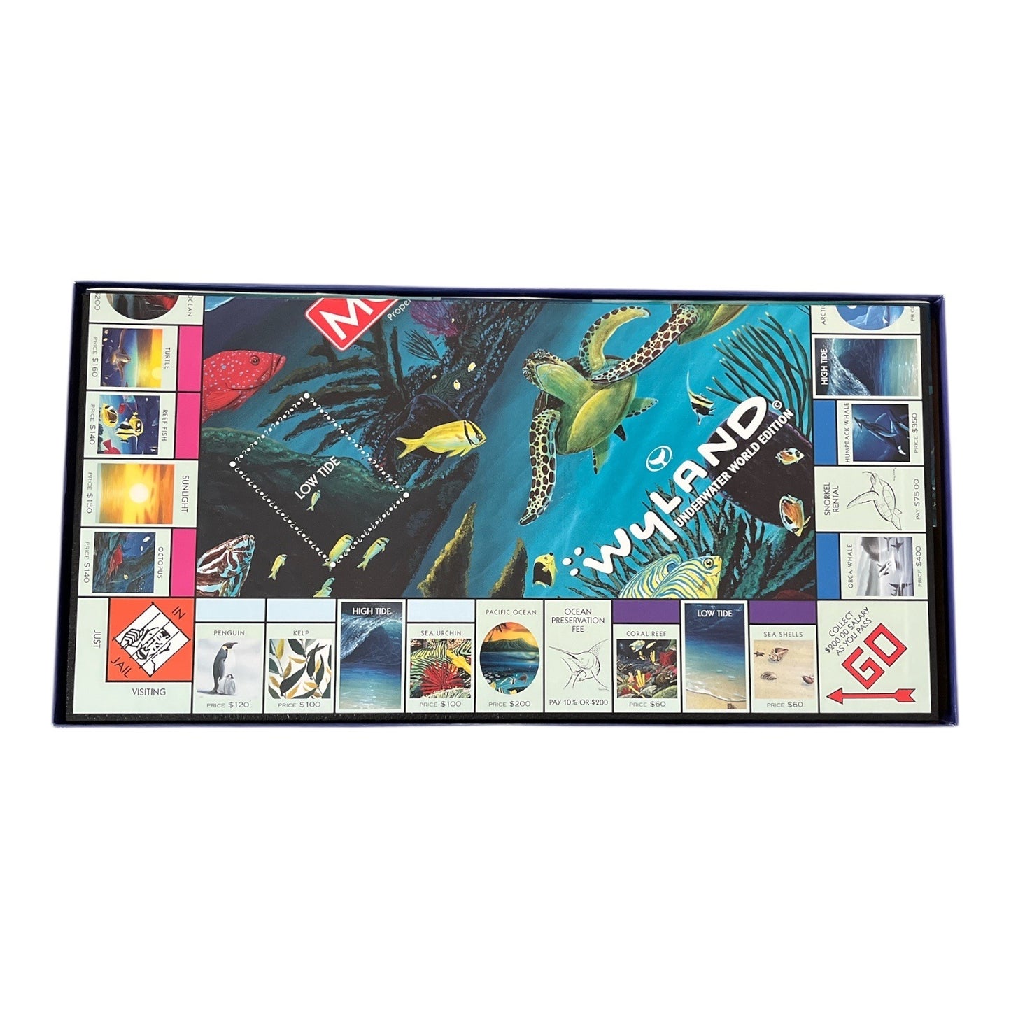 Monopoly Wyland Underwater World Edition – Complete Collector’s Game – Sea Life Theme 2004