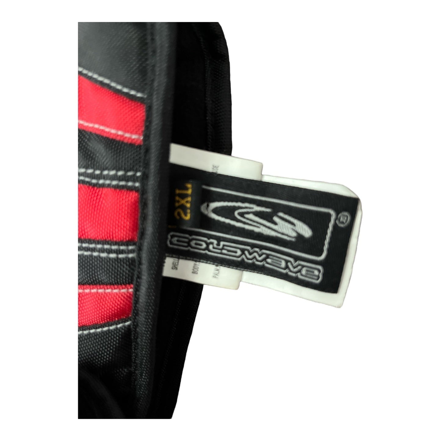 Coldwave Power Skin Polar Cap Gloves – Size 2XL – Waterproof & Insulated – Red/Black