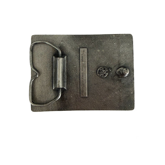 1976 Olympic Games USA Belt Buckle Bergamot Brass Works Pewter Tone Vintage