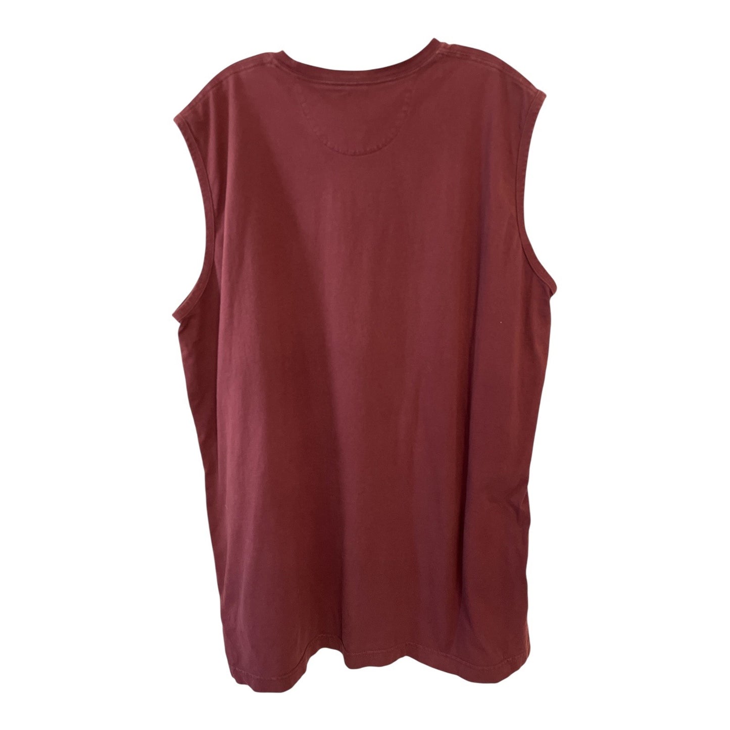 Duluth Trading Co. XL Sleeveless Beaver Graphic Shirt – Relaxed Fit Longtail T – 100% Cotton