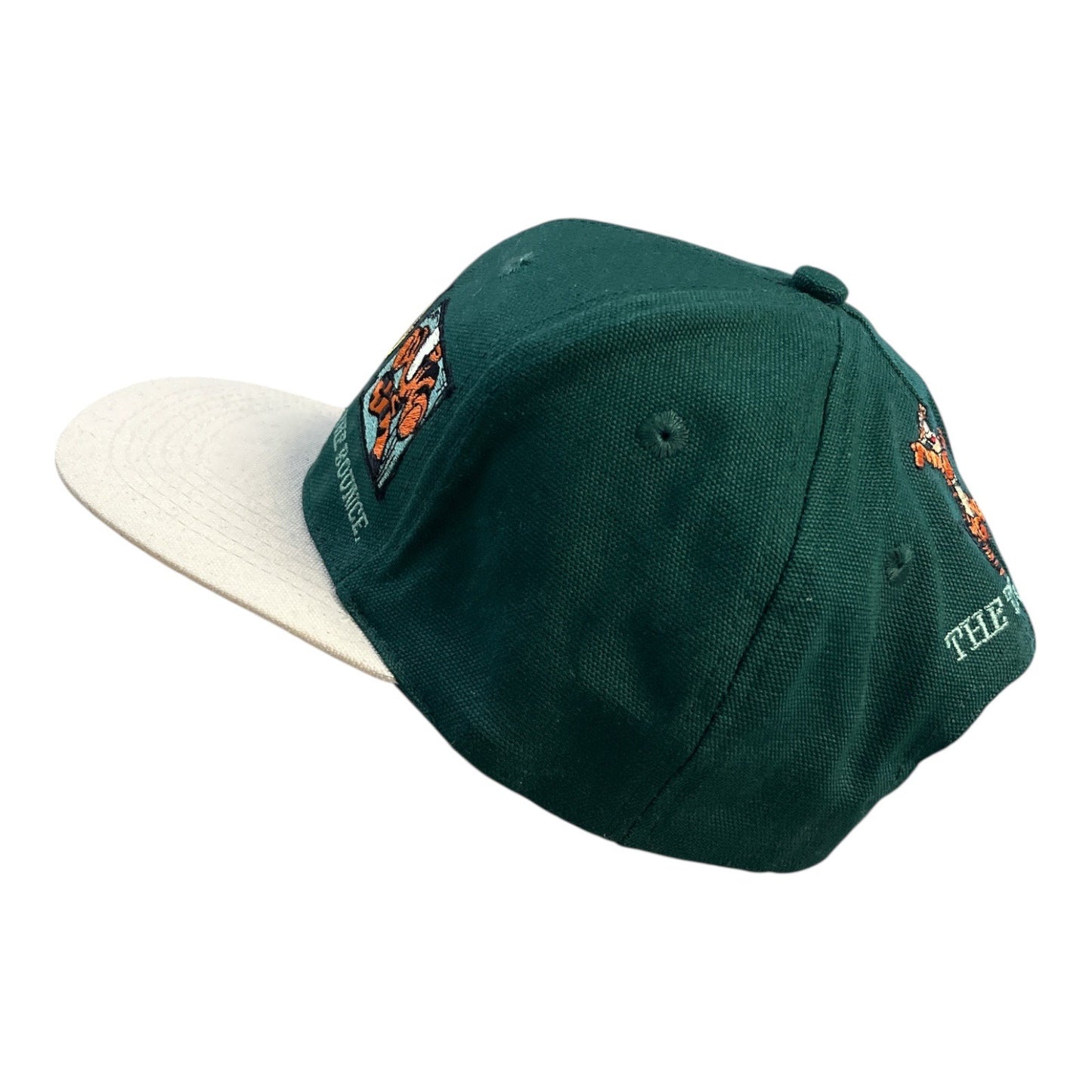 Vintage 90s Disney Tigger Snapback Hat by Mickey, Inc. – "The Stripes, The Springs, The Bounce" – Made in Taiwan