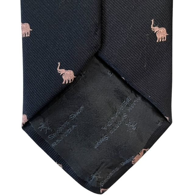 English Sports Shop Bermuda Pink Elephant Men's Neck Tie - Made in Italy