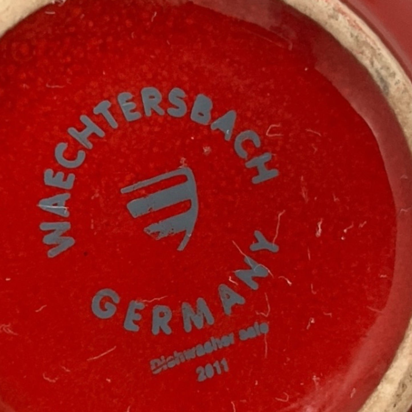 Waechtersbach Germany Red Creamer Pitcher – Dishwasher Safe, 2011