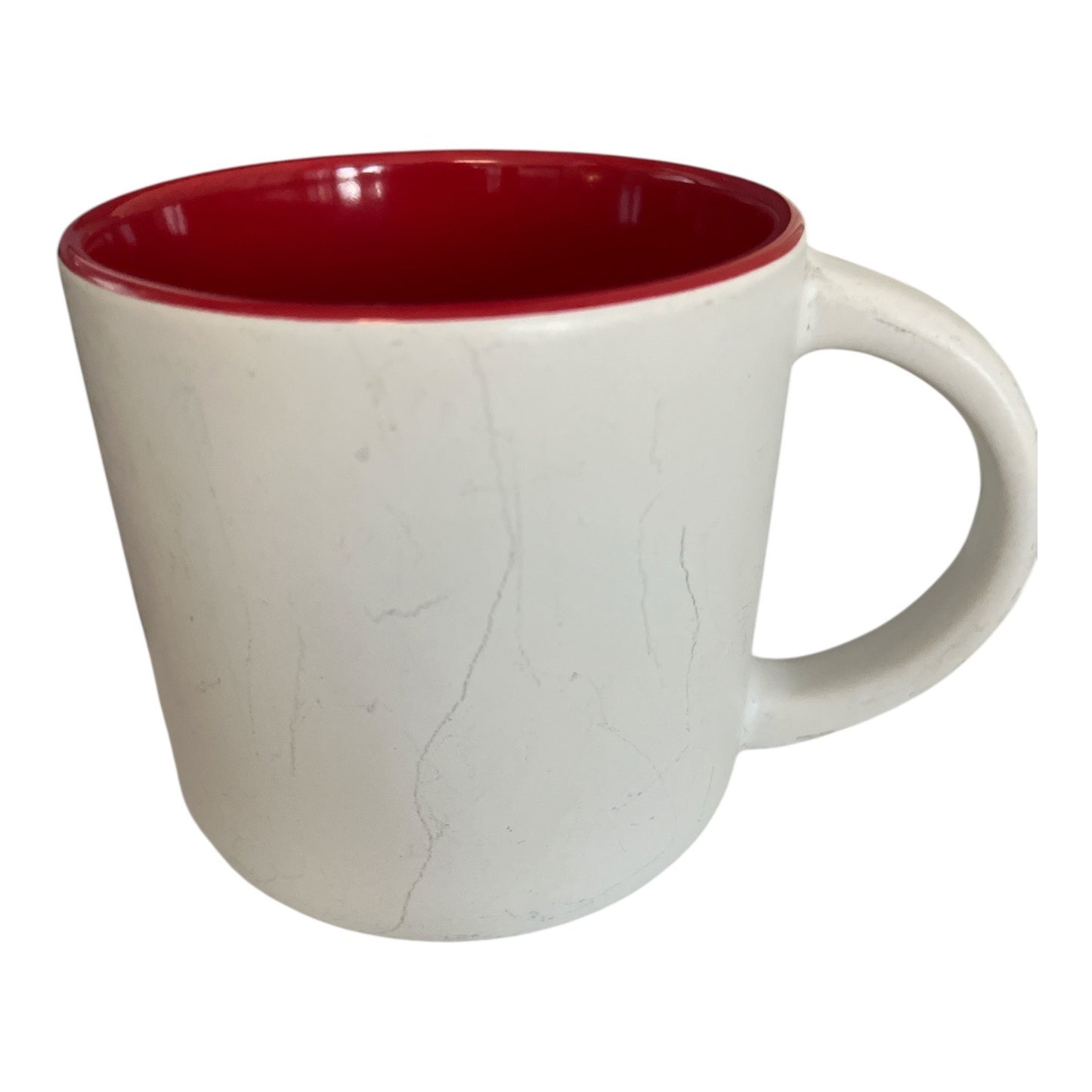 Yelp Logo Coffee Mug – Red Interior – White Exterior – 3.5 x 3.5 – Promotional Ceramic Cup
