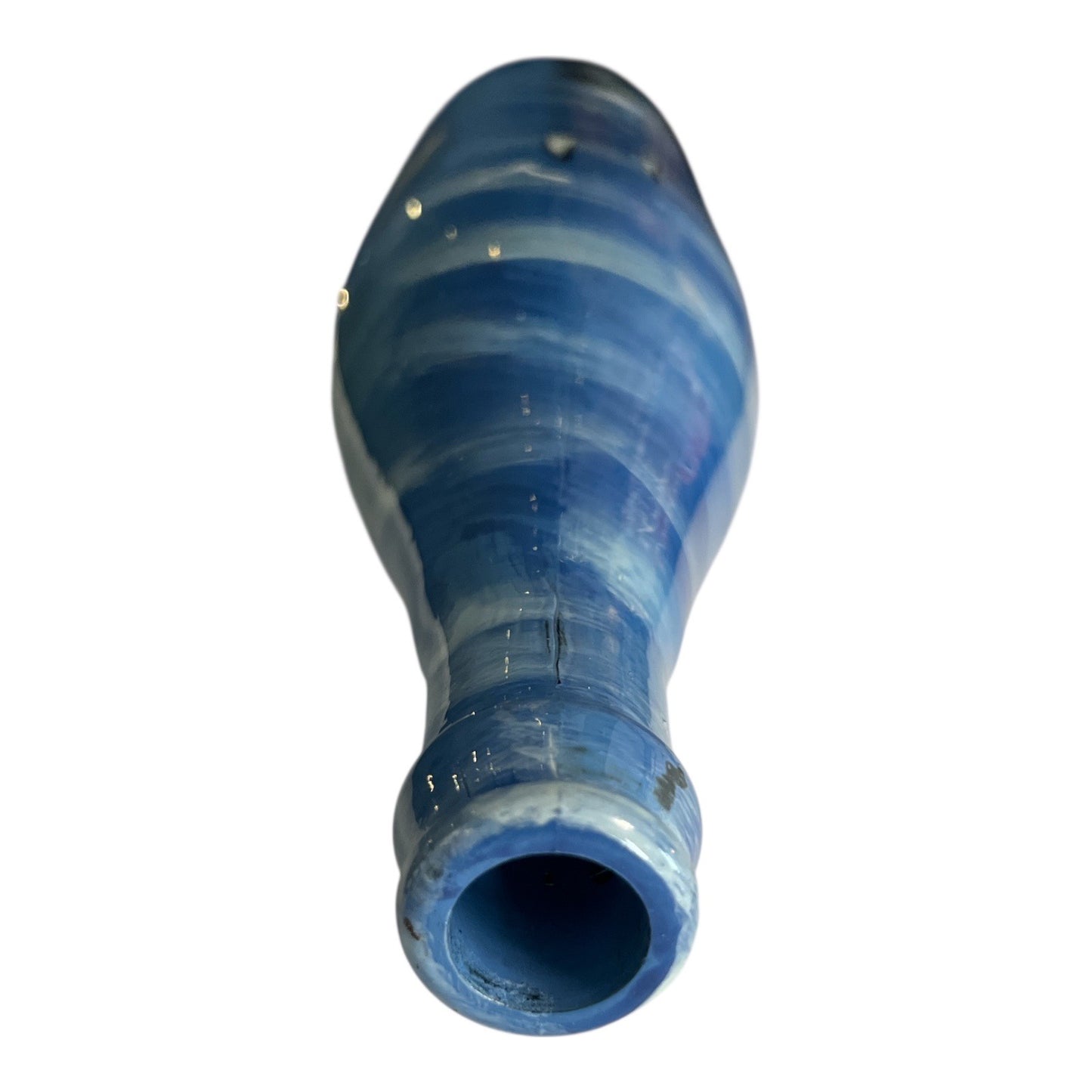 Hand-Painted Nautical Sailboat Decorative Bottle – St. Augustine 2003 – Coastal Art