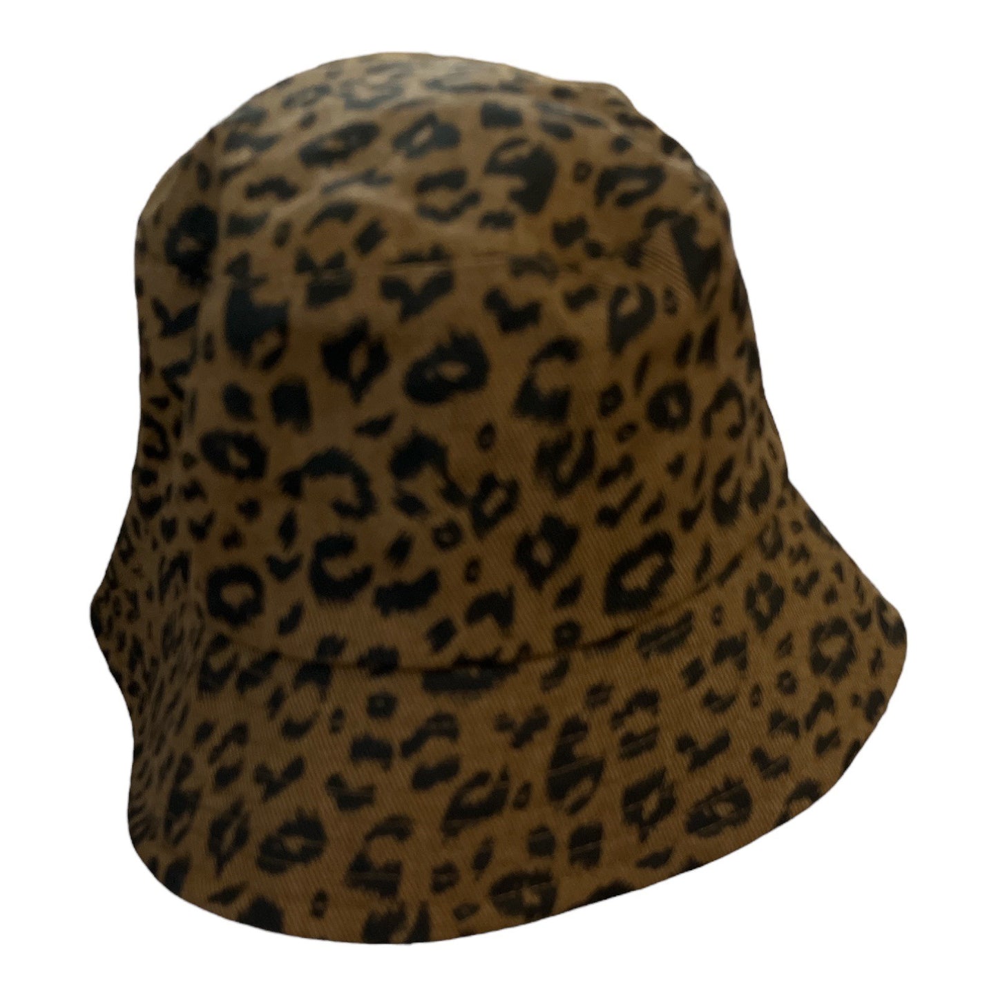 David and Young Leopard Print Bucket Hat | 100% Cotton | One Size Fits Most | 22" Circ.