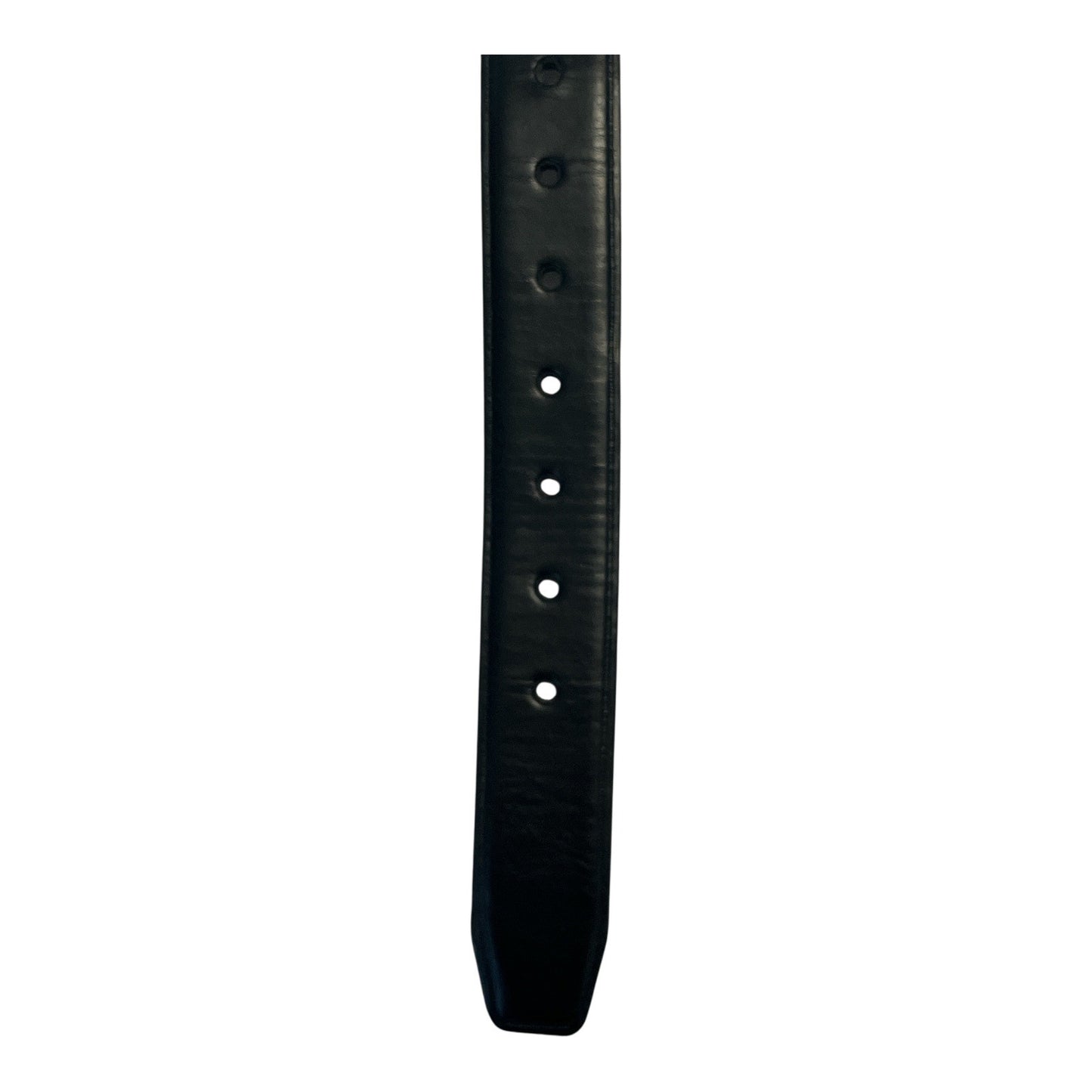 Dickies Men’s Black Leather Belt Size 28 | 27.25” x 1” | Silver Buckle | Made in China