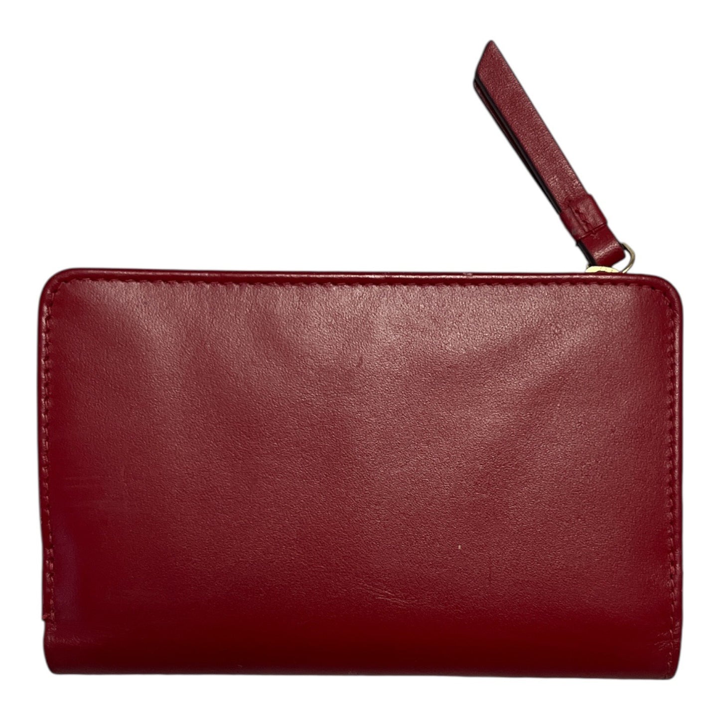 Radley London Leather Wallet – Red Appliqué Dogs with Union Jack – Bifold Zip Coin Purse