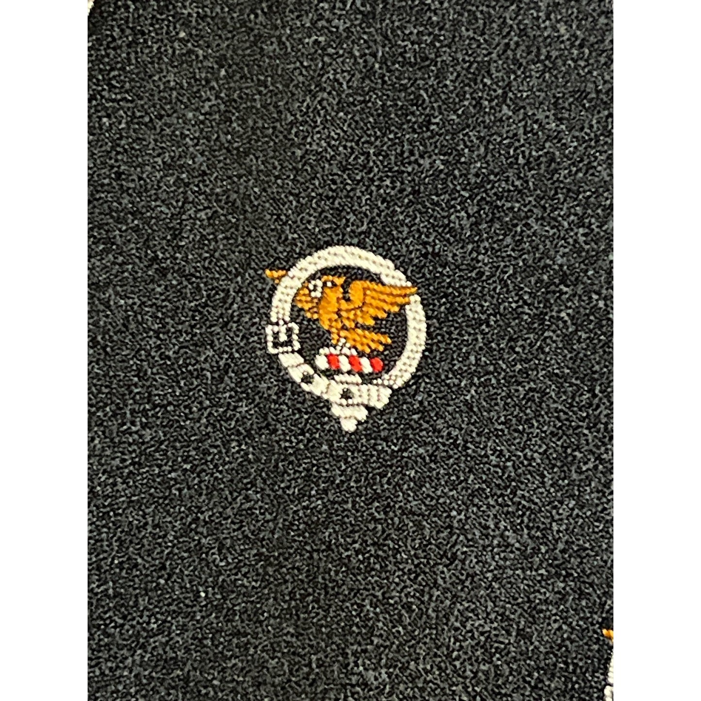 Vintage Ingles Buchan Clan Tie – Scottish Eagle Crest Emblem