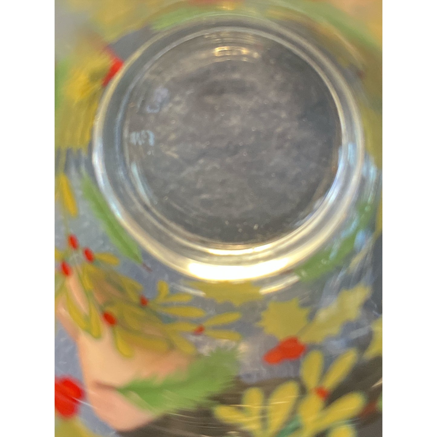 Vintage Crisa Holiday Glasses – Set of 3 Christmas Tumblers – Holly & Mistletoe