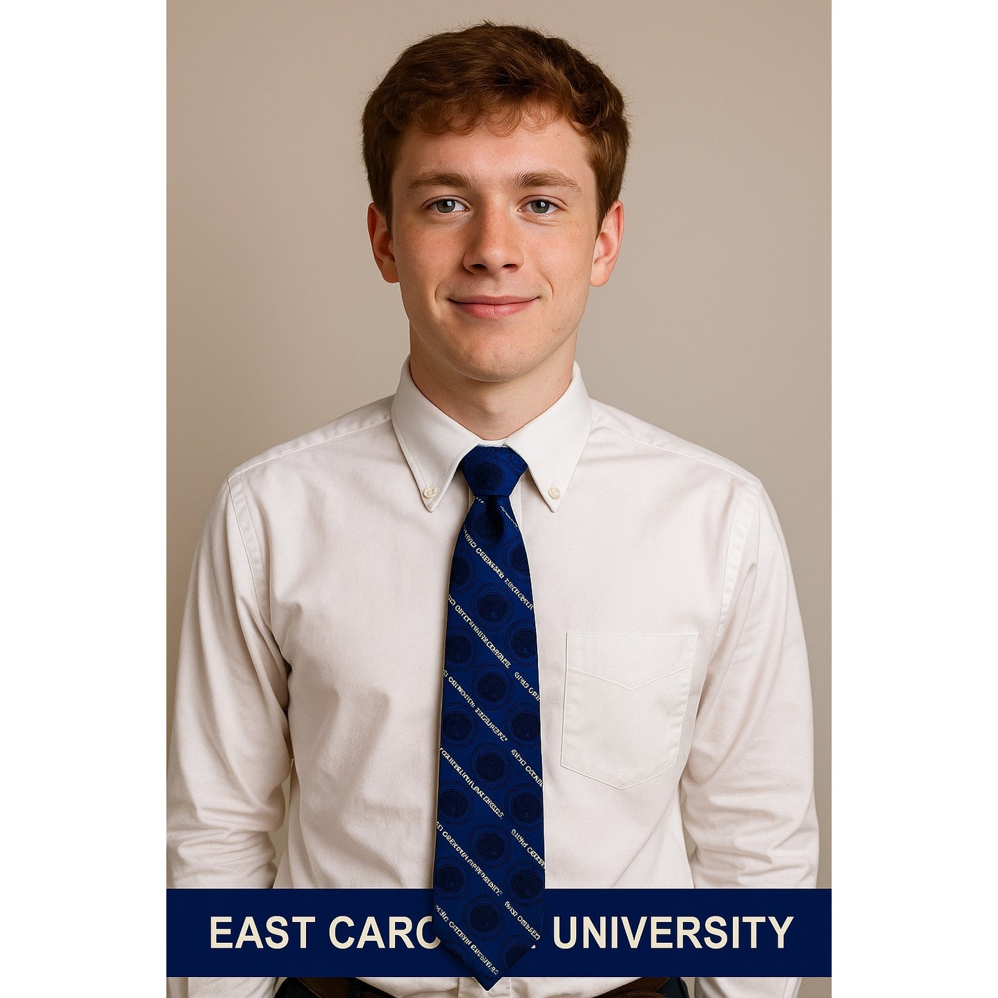 Vtg East Carolina University ECU Silk Necktie – College Classics – 100% Imported Silk – Made in Korea