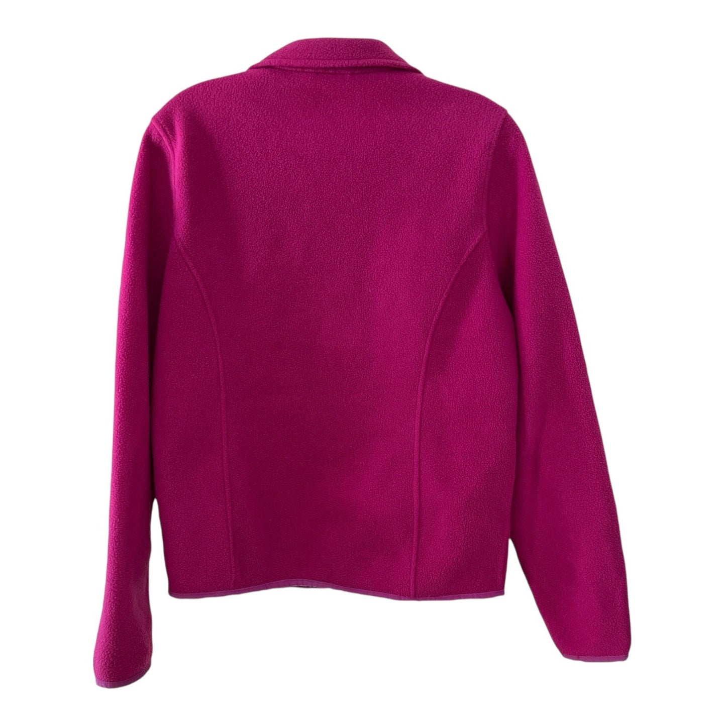 L.L. Bean Women’s Small Fuchsia Pink Full-Zip Fleece Jacket – Polartec Recycled
