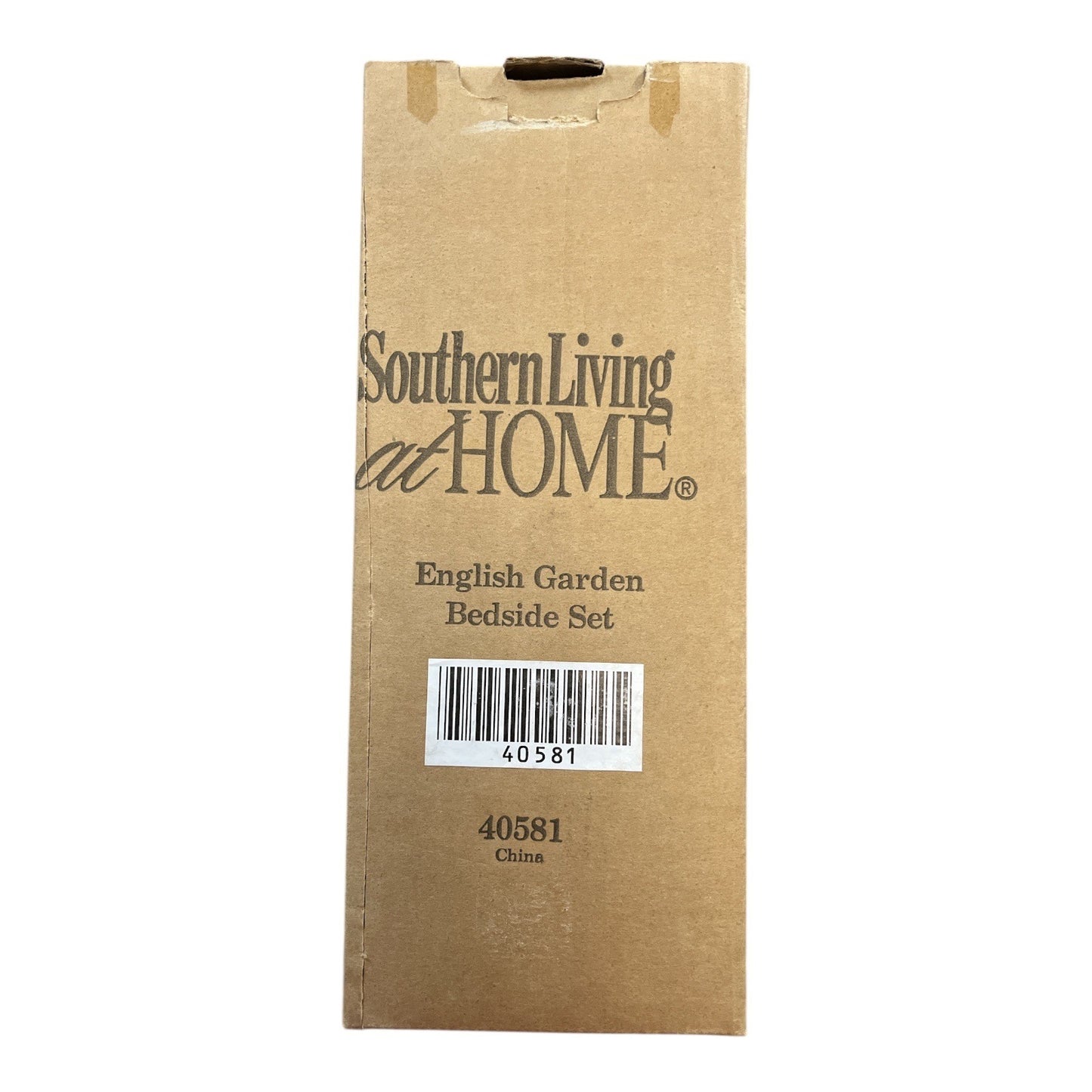 Southern Living at HOME English Garden Bedside Set – Handmade Etched Glass Carafe and Cup – New in Box