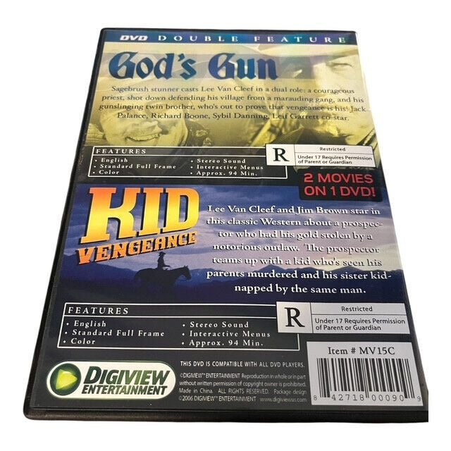 Lee Van Cleef Double Feature: God's Gun / Kid Vengeance DVD