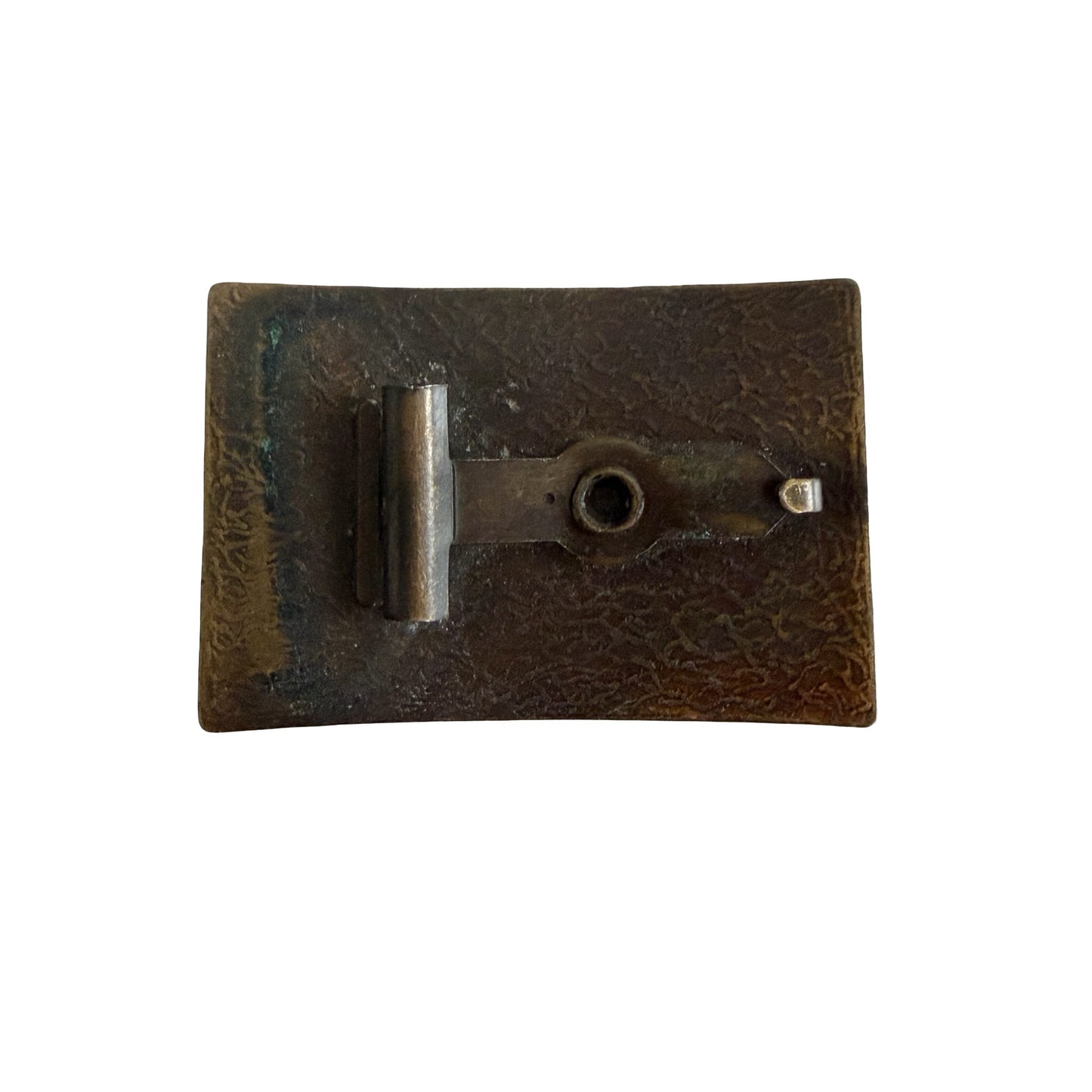 Vintage Lee Jeans Brass Tone Belt Buckle Denim Cowboy Western Style-READ
