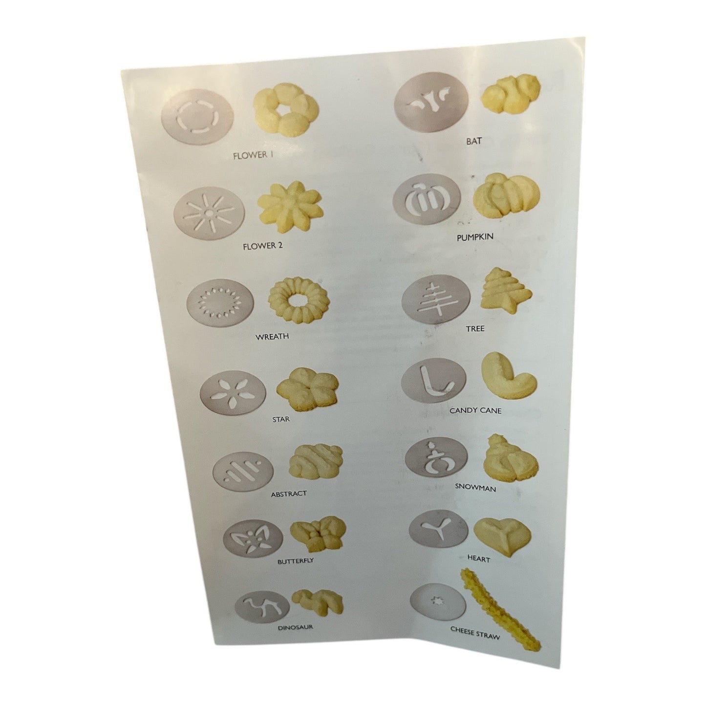 Kuhn Rikon Clear Cookie Press – 14 Disks – Model 2460 – Original Box & Instructions