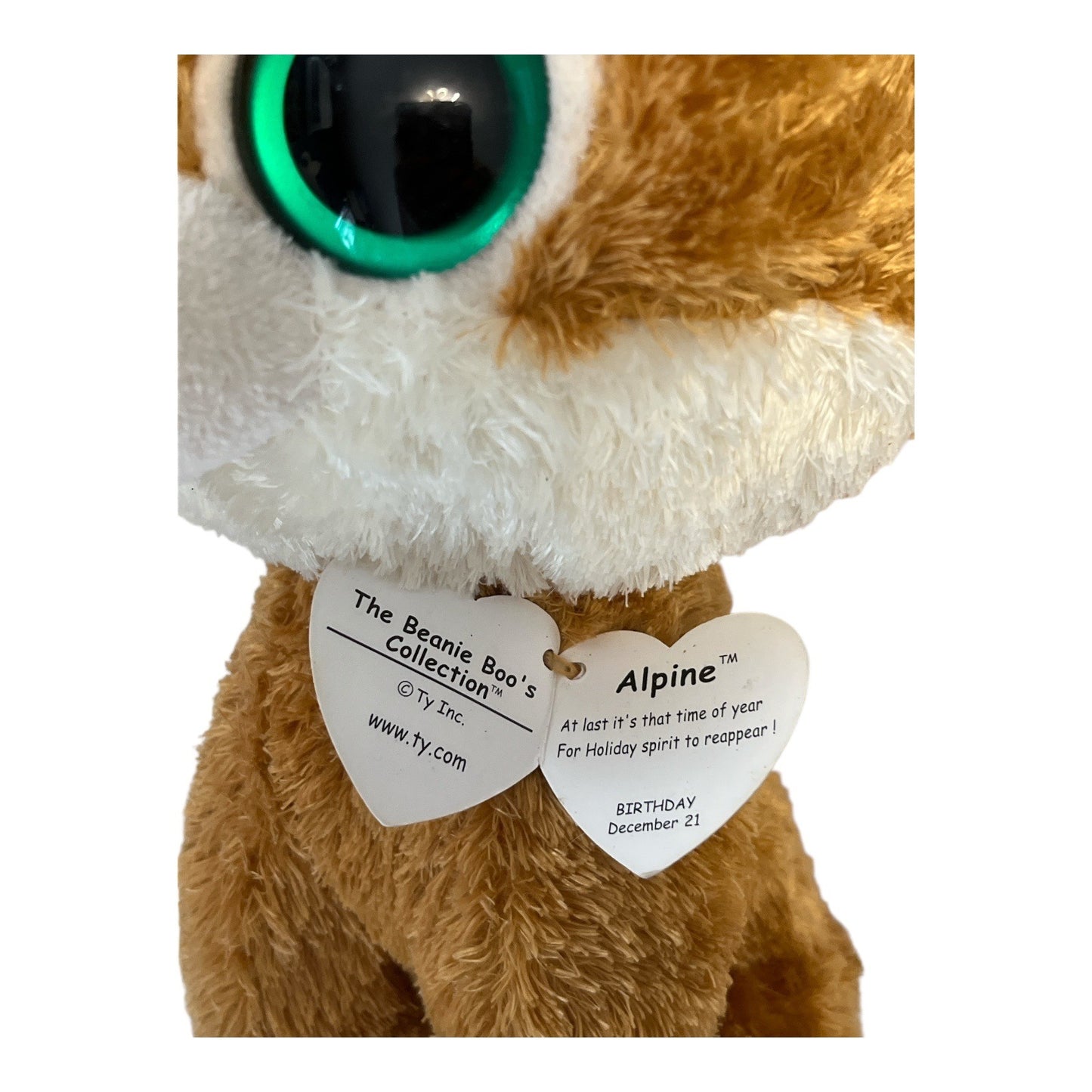 Vtg TY Beanie Boos Alpine Reindeer Plush – Medium – New w Tags – Holiday Rudolph Style – SKU 72366