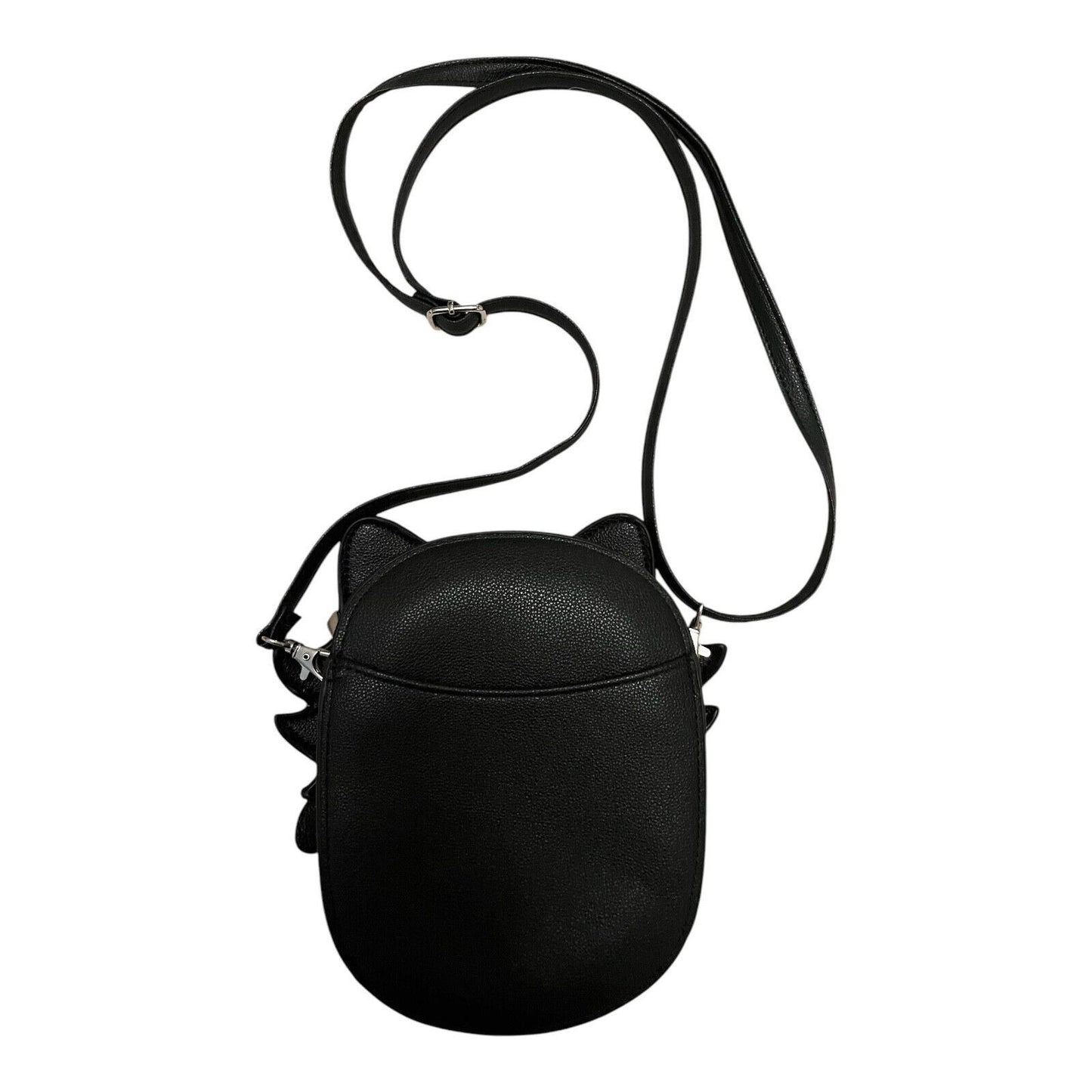 Sleepyville Critters Sugar Skull Cat Crossbody Bag – Halloween Day of the Dead Purse – Faux Leather