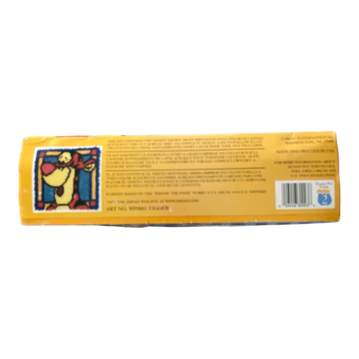 Vintage Disney Pooh Tigger Latch Hook Kit – 13" x 13" – Caron International – Unused