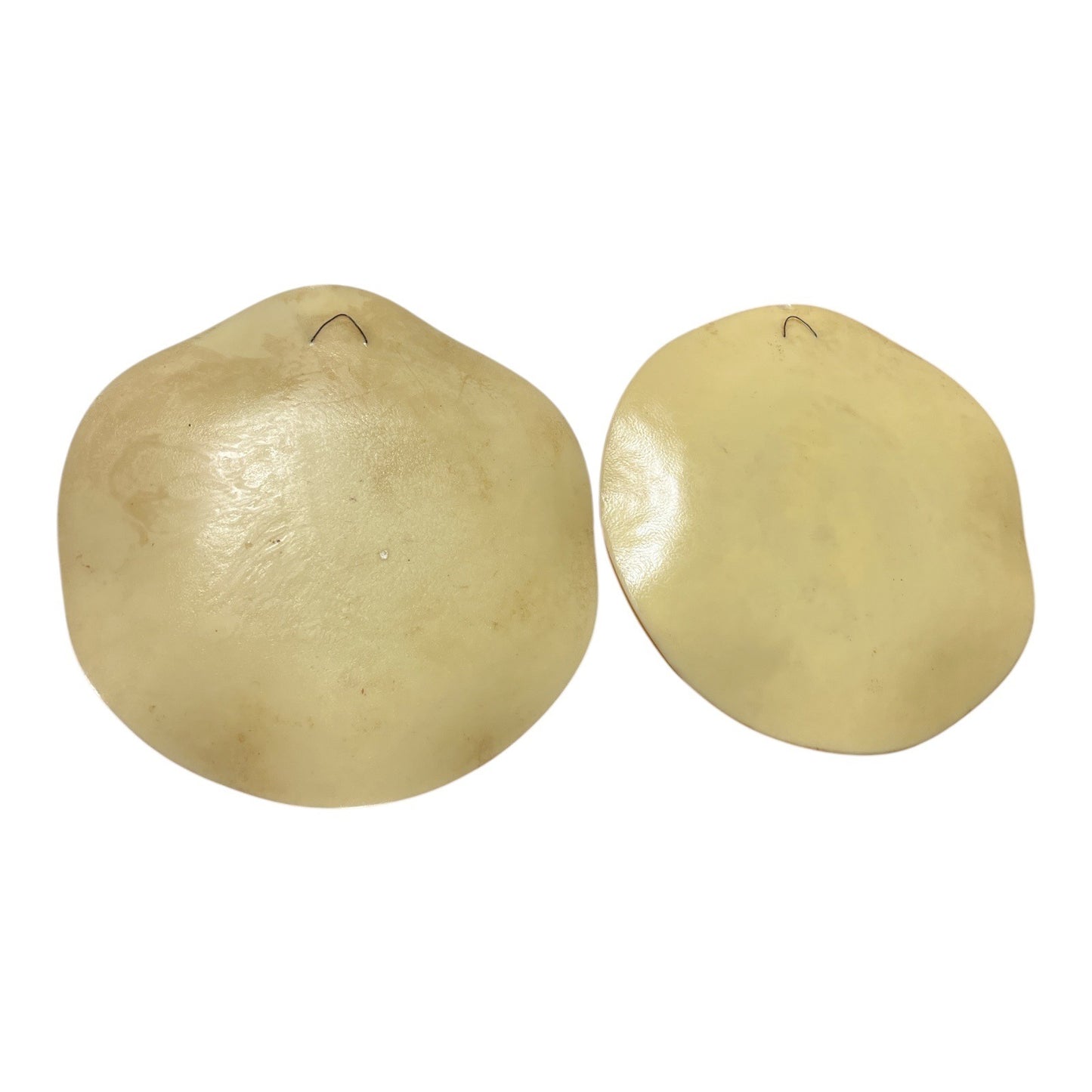 Vintage Norman Rockwell Style Handmade Decoupage Wall Plaques Set of 2