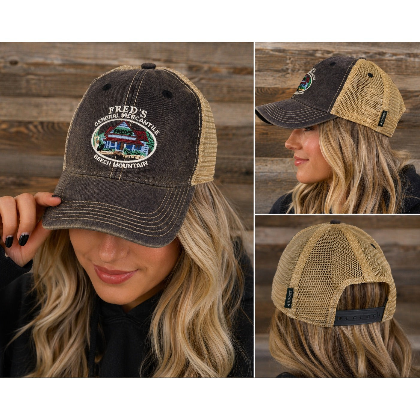 Legacy Red’s General Mercantile Beech Mountain Trucker Hat Mesh Snapback Distressed New