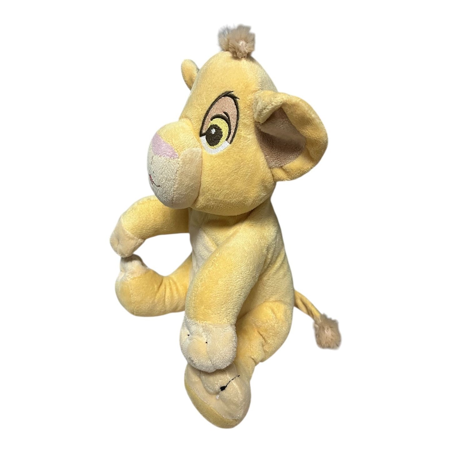 Disney The Lion King Simba Plush Stuffed Animal – Yellow Tan – Disney Store 12"