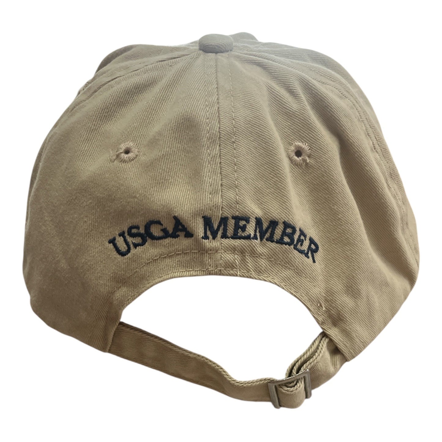 2005 U.S. Open Pinehurst No. 2 Hat – USGA Member Embroidered Cap – Adjustable Khaki Baseball Hat