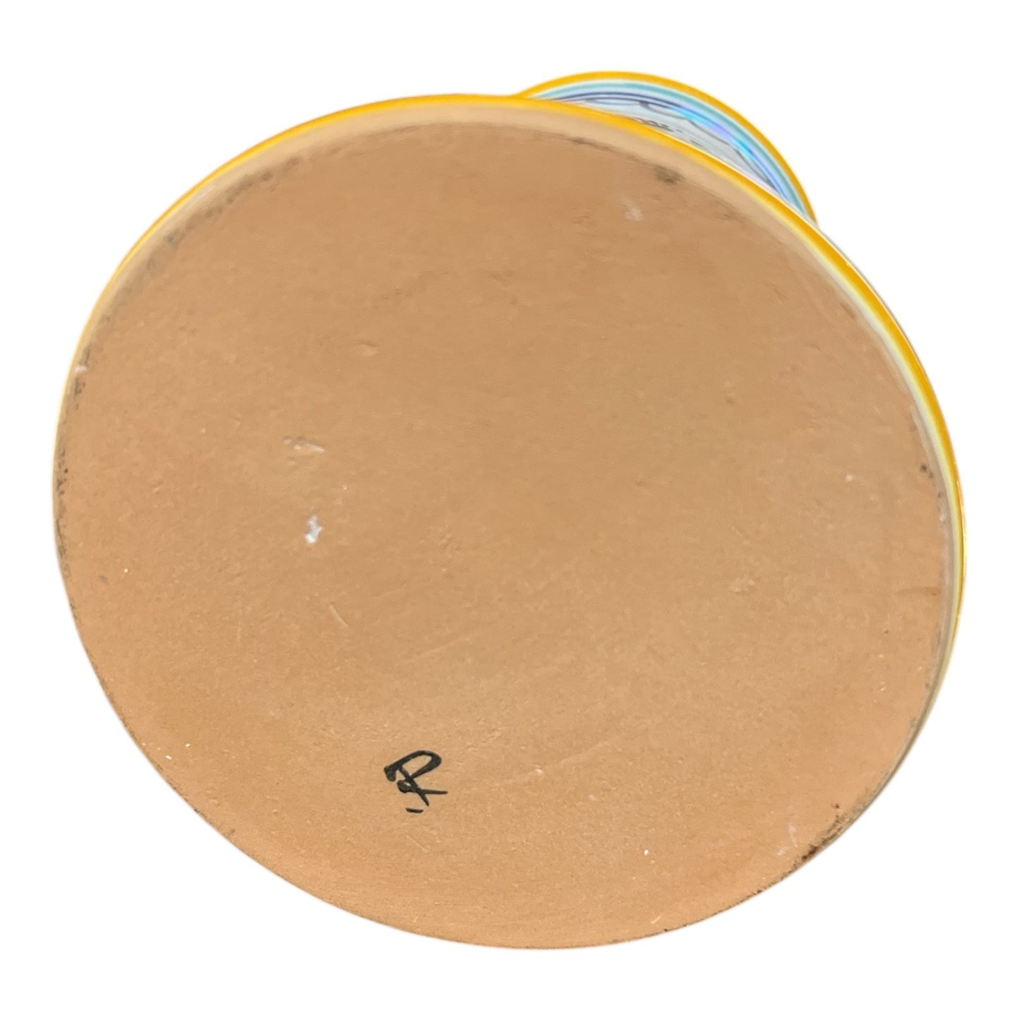 Vintage Modra Style Slovak Folk Pottery Floral Mug Hand Painted 1990s