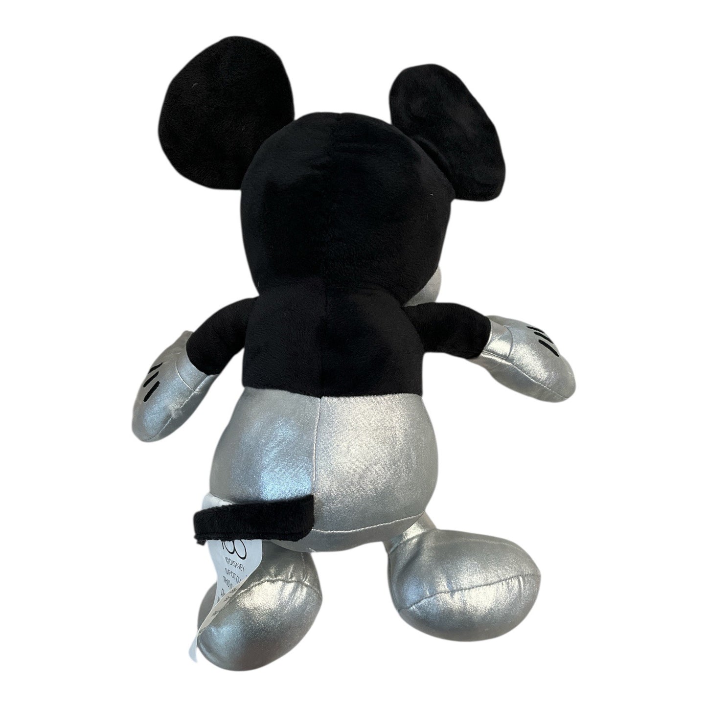 Disney 100 Silver Mickey Mouse Coin Bank | 15" Plush-Style CVS Exclusive 2023