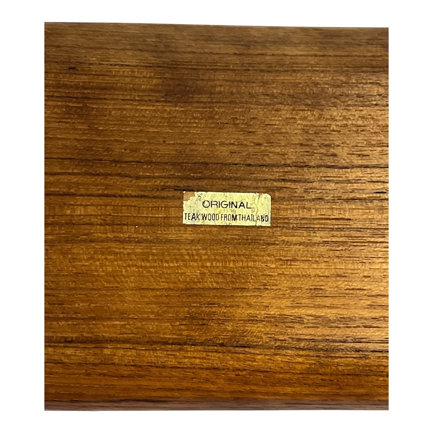 Vintage Teak Wood Divided Tray – 4 Section Snack or Condiment Server – Thailand – Mid-Century Modern